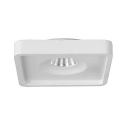 LED Einbau-Downlight QUBIC, IP20, Direkt / Indirekt, 350mA, 9.5W / 1.5W 3000K 830/130lm 40°, CRi >90, Strukturweiß