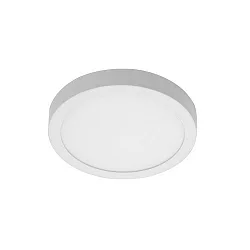 LED Aufbau-Panel FLAT37, IP20, rund, Ø 24cm, 230V, 24W 3000K 1630lm 120°, weiß