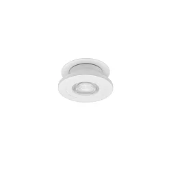 recessed luminaire NAVARINO round, swivelling, rotatable IP20, white matt dimmable 6W 510lm 3000K 24° 24° CRI >80
