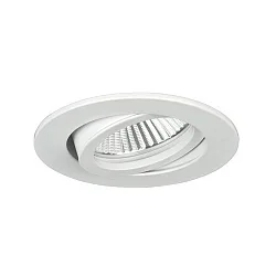 LED Einbaustrahler PAYTON R, IP20, 350 mA, 3W, 38°, 4000K, 340lm, rund, schwenkbar, weiß, dimmbar