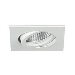 LED Einbaustrahler PAYTON S, IP20, 350 mA, IP20, 3W, 38°, 4000K, 340lm, quadratisch, schwenkbar, weiß, dimmbar