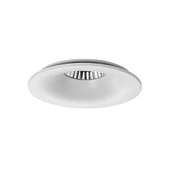 LED Einbau-Downlight mit Indirekt-Anteil, IP20, D 10cm, Plug&Play 350mA, 10.5W 3000K 887lm 45°, Weiß