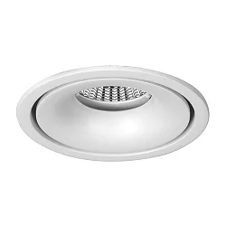 LED Einbau-Downlight CIRCLE, umlaufende Lichtfuge, IP20, rund, Ø 10.2cm, Plug&Play 700mA, 13.6W 3000K 950lm 38°, Weiß