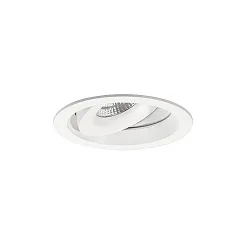 LED Einbaustrahler KAMUTA, 36°, 5W, 3000K, IP20, rund, dreh- und schwenkbar, weiß