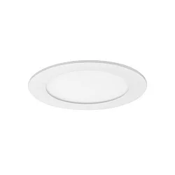 LED Einbaupanel FLAT350, 350 mA, Ø 12 cm, IP44, 6W, 115°, 4000K, 560lm, rund, weiß
