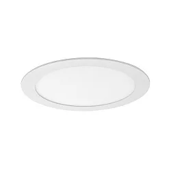 LED Einbaupanel FLAT350, 350 mA, Ø 22,4 cm, IP44, 18,5W, 115°, 4000K, 2000lm, rund, weiß