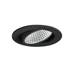 LED-Einbaustrahler 350 mA, 12 W, 38°, 1800|3000K, schwarz
