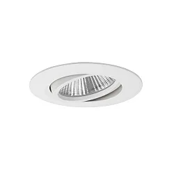 LED Einbaustrahler BIG65, 350 mA, IP65, 7,5W, 45°, 3000K, 730lm, schwenkbar, rund, dimmbar, weiß