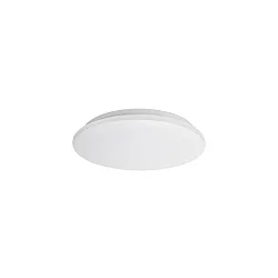 LED Aufbauleuchte PANAY MIDI, IP20 IK05, Ø 35cm, 230V AC, 18W 3000/ 4000/ 6000K (CCT) 1880lm 120°, dimmbar, weiß glänzend