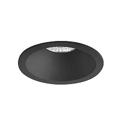 downlight ODEMAR / PHASE DTW 918-930 round, rigid, Dim-To-Warm, set back IP20, black matt dimmable