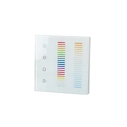 RGB+TW-Funk-Wandpanel weiß zu 18190000 zur Ansteuerung von RGB+TW- LED-Modulen