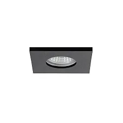 recessed luminaire PROTECT-S square, direct IP44, black