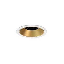 ceiling recessed luminaire BINATO swivelling, rotatable, direct IP20, gold dimmable