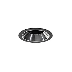 ceiling recessed luminaire BINATO swivelling, rotatable, direct IP20, chrome, black dimmable