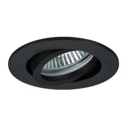 Einbaustrahler LOOP-R,  ohne Fassung / LED Moduleinsatz, 20° schwenkbar, Recycling-Kunststoff, weiß