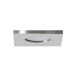 Recessed downlight STEAM for MR16 LED module, V4A, IP54, square, max. 14W, excl. driver, stainless steel