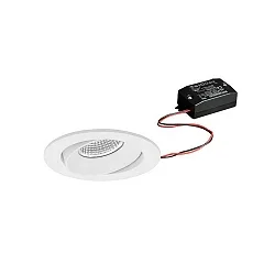 LED-Einbaustrahler 230 V AC, 50 Hz, 7 W, 3000K, weiß