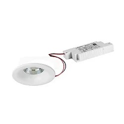 LED Einbau-Downlight CALLIDA, IP20, vertieft, 230V / sek. 350mA, 12W 1800-3000K 930lm 18°, CRi >90, dim2warm, starr, weiß