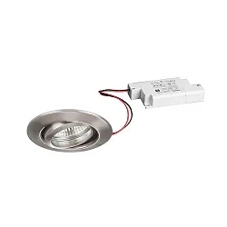 recessed luminaire IP20, glossy, transparent 6W 680lm 3000K 20-40° 20-40° CRI 80-89