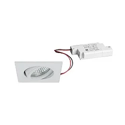 recessed spotlight TIRREL-S LED DIM square, swivelling IP20, white dimmable