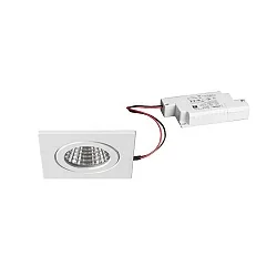 LED-Einbaudownlight 230 V AC, 50 Hz, 6, 3000K, weiß