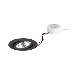 LED-Einbaustrahler 230 V AC, 50 Hz, 6 W, 38°, 3000 K, 640 lm, rund, schwenkbar