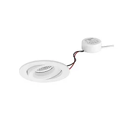 LED-Einbaustrahler 230 V AC, 50 Hz, 7 W, 3000K, weiß