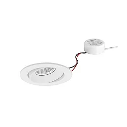 LED-Einbaustrahler 230 V AC, 50 Hz, 7 W, 3000K, weiß