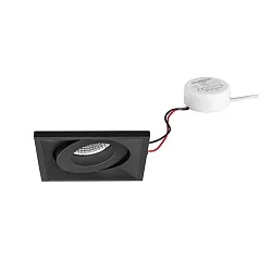 LED-Einbaustrahler 230 V AC, 50 Hz, 7 W, 40°, 3000 K, 680 lm, quadratisch, schwenkbar