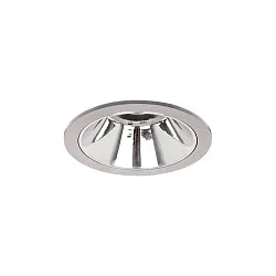 LED Einbaudownlight APOLLO MINI IP20, 230V AC, 50Hz, 9,4W, 3000K, 1219lm, 58°, CRI > 90, rund, silber