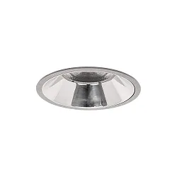 LED Einbaudownlight APOLLO MEGA, 55°, 24,5W, 3194lm, IP20, 230V AC, CRI > 90, rund, 3500K, silber