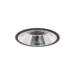 LED Einbaudownlight APOLLO MEGA, 55°, 24,5W, 3192lm, IP20, 230V, CRI > 90, rund, 3000K, schwarz