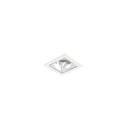LED Einbaudownlight APOLLO MICRO, 55°, 7W, 873lm, IP20, 230V, CRI > 90, quadratisch, 3500K, silber