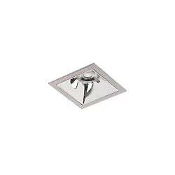 LED Einbaudownlight APOLLO MINI, 55°, 10,5W, 1408lm, IP20, 230V, CRI > 90, quadratisch, 3000K, silber