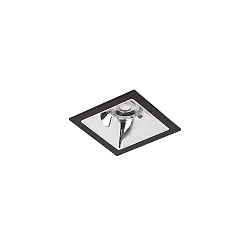 LED Einbaudownlight APOLLO MINI, 55°, 10,5W, 1391lm, IP20, 230V, CRI > 90, quadratisch, 4000K, silber