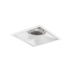 LED Einbaudownlight APOLLO MEGA, 55°, 24,5W, 3192lm, IP20, 230V, CRI > 90, quadratisch, 3000K, silber
