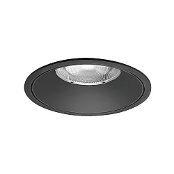 LED Einbaudownlight DIOS MEGA, 59°, 24,5W, 4000K, 3096lm, IP20, 230V AC, 50 Hz, CRI > 80, rund, schwarz