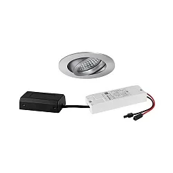 recessed spotlight TIRREL-R LED DIM CONNECTION-BOX round, swivelling, DALI controllable IP20, aluminium dimmable