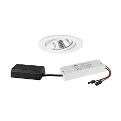LED-Einbaustrahler 230 V AC, 50 Hz, 6 W, 38°, 3000 K, 640 lm, rund, schwenkbar