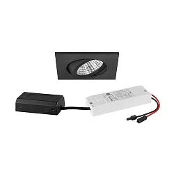 LED-Einbaustrahler 230 V AC, 50 Hz, 6 W, 38°, 3000 K, 640 lm, quadratisch, schwenkbar