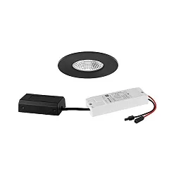 LED-Einbaudownlight 230 V AC, 50 Hz, 7, 3000K, schwarz