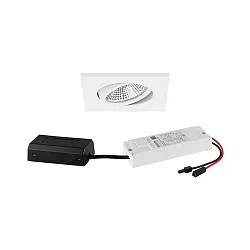 LED-Einbaustrahler 230 V AC, 50 Hz, 7 W, 3000K, weiß