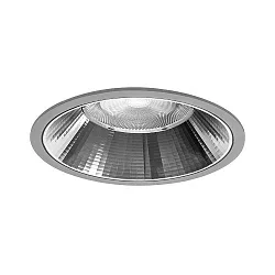 LED Einbaudownlight APOLLO MEGA, 55°, 24W, 3013lm, IP20, 230V, CRI > 90, rund, 3500K, silber