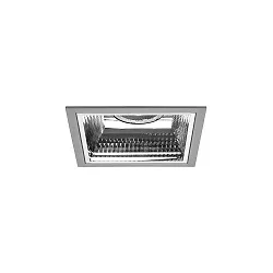 ceiling recessed luminaire APOLLO MIDI square, direct IP20, silver 