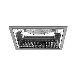 LED Einbaudownlight APOLLO MEGA, 55°, 24W, 2859lm, IP20, 230V, CRI > 90, quadratisch, 4000K, silber