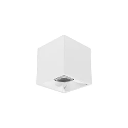 LED Aufbau-Downlight APOLLO MAXI, 20.8x20.8cm, Reflektor glatt, CRi >90, UGR <19, DALI, 20.5W 3500K 55°, weiß