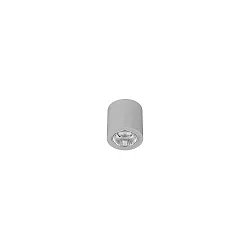 LED Aufbau-Downlight APOLLO MICRO, Ø 8.7cm, Reflektor facettiert, CRi >90, UGR <19, schaltbar, 7W 4000K 55°, silber