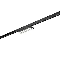 LED 3-Phasen Schienenstrahler BALI MINI S 76°/53°, 29.4cm, drehbar, DALI-2 dimmbar, 20W 3000K, schwarz