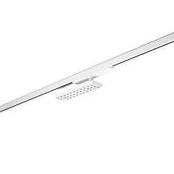 LED 3-Phasen Schienenstrahler BALI MINI-S S 76°/53°, 29.4cm, drehbar + schwenkbar, DALI-2 dimmbar, 20W 4000K, weiß