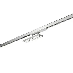 LED 3-Phasen Schienenstrahler BALI MINI-S DA-WB 96°/83°, 29.4cm, drehbar, DALI-2 dimmbar, 20W 3000K, silber